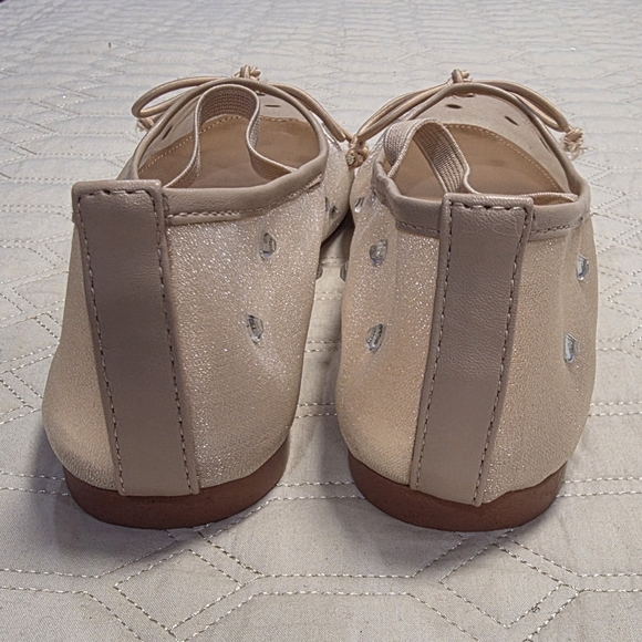 Amazon Beige Rhinestone Slippers - Picture 3 of 4